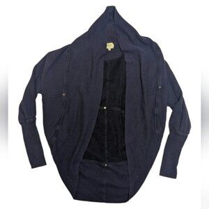 Wilfred  Aritzia Plum Purple Diderot Cocoon Rhinestone Cardigan Sweater XXSmall